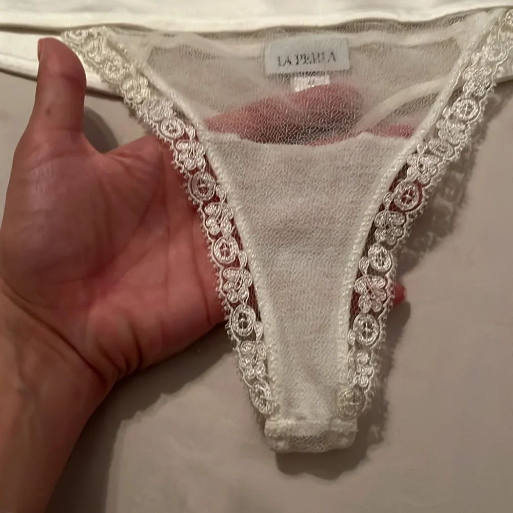 La Perla white thong. NWOT - Picture 3 of 8